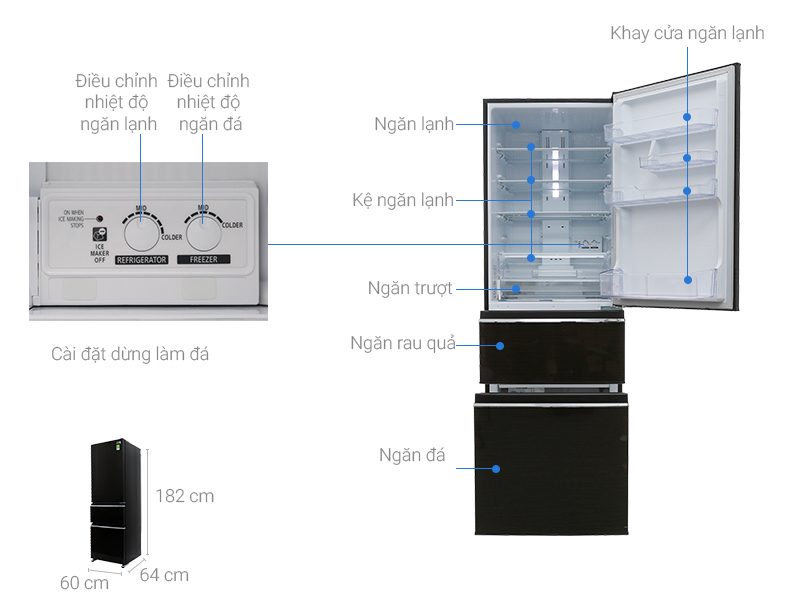 Tủ lạnh ngăn đá dưới