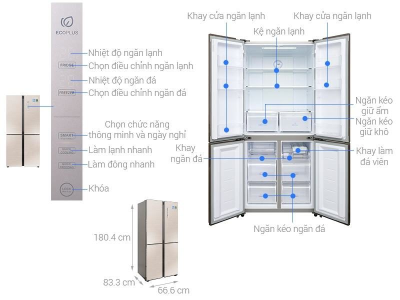 tủ lạnh 4 cánh