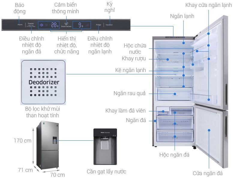 tủ lạnh 400 lít