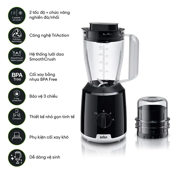 3 máy xay cầm tay Braun bán chạy nhất hiện nay