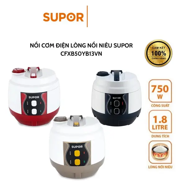 3 nồi cơm điện Supor nên mua nhất 2025