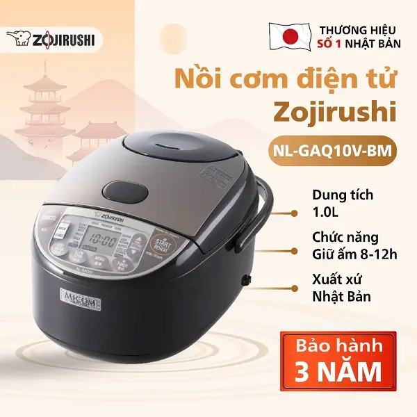 3 nồi cơm điện Zojirushi tốt nhất 2025
