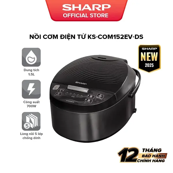 5 nồi cơm điện Sharp được ưa chuộng nhất 2025