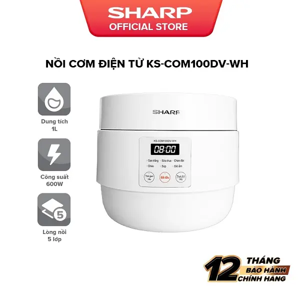 5 nồi cơm điện Sharp được ưa chuộng nhất 2025