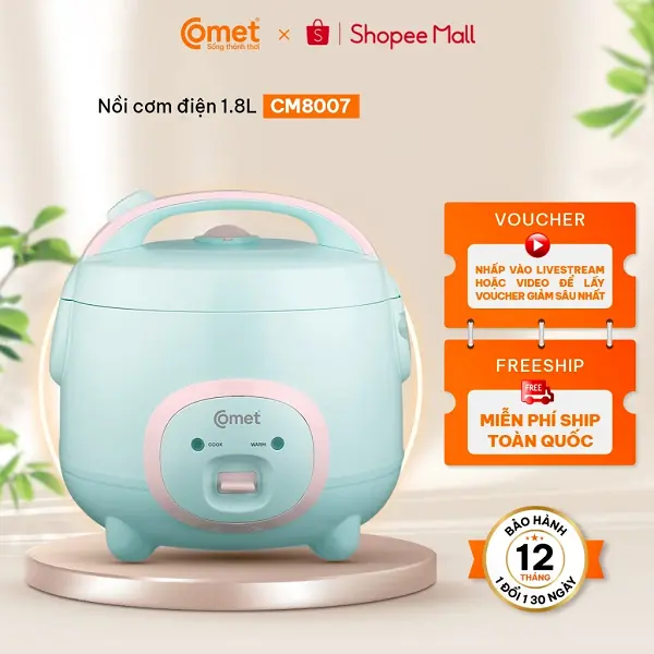 Top 5 nồi cơm điện Comet tốt nhất 2025