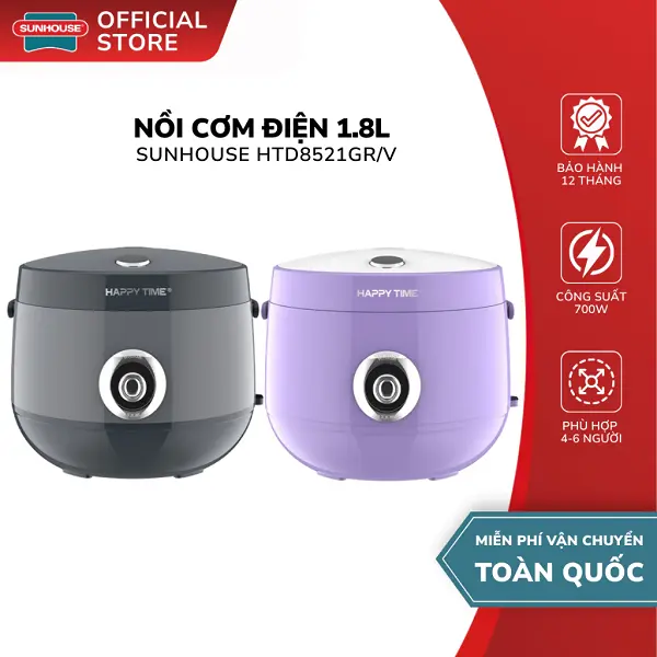 Top 5 nồi cơm điện Sunhouse tốt nhất 2025