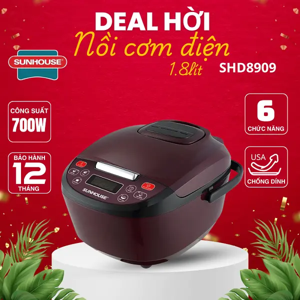 Top 5 nồi cơm điện tử giá rẻ dưới 1 triệu tốt nhất 2025