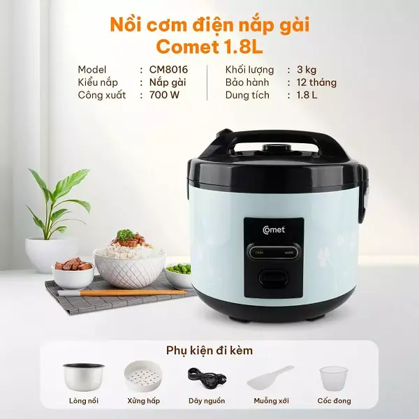 Top 9 nồi cơm điện cơ tốt nhất 2025