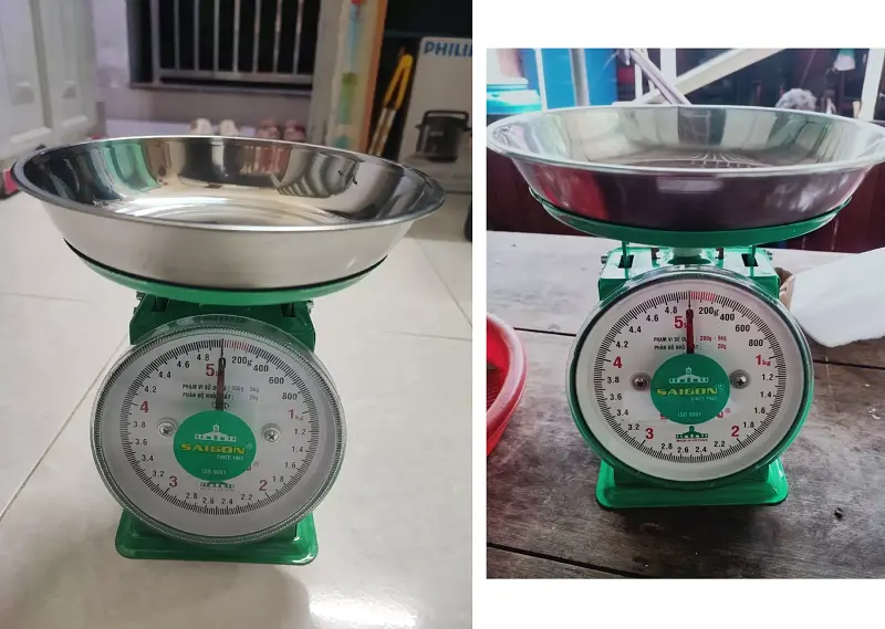 Top 3 cân đồng hồ lò xo nhà bếp