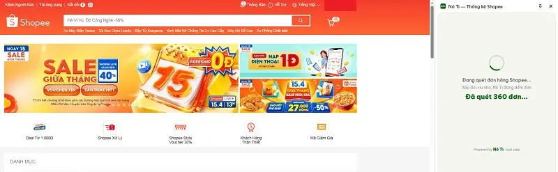 Cách xem tổng số tiền đã mua trên Shopee