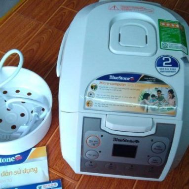Mở hộp và đánh giá nồi cơm điện tử Bluestone RCB-5908 1.2 lít