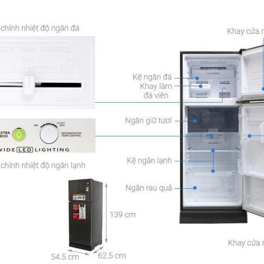 Top 5 tủ lạnh 200 lít bán chạy nhất 2022
