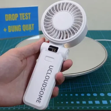 Review & Drop Test quạt cầm tay UCLOUDSOME